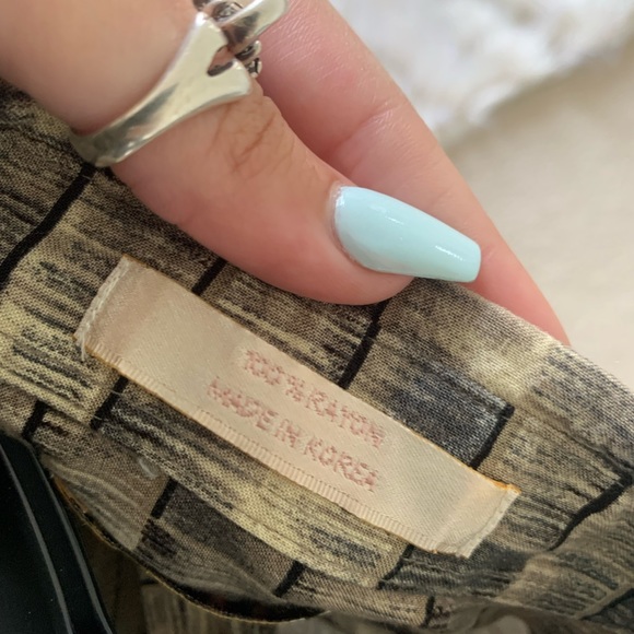 Campia Rayon Button Down Shirt - Picture 5 of 5